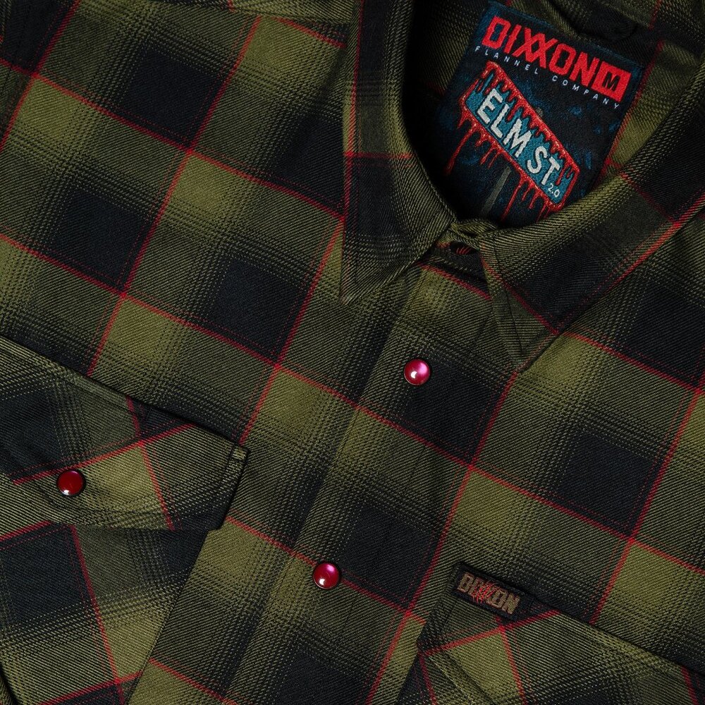 DIXXON Flannel ELM ST 2.0 Flannel Shirt - Freddy Krueger - Horror- Women's XL - Picture 2 of 10